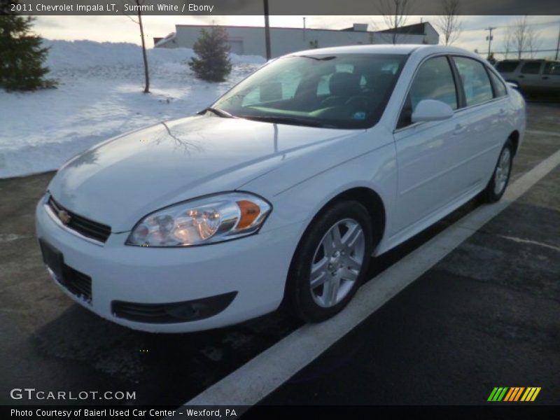 Summit White / Ebony 2011 Chevrolet Impala LT