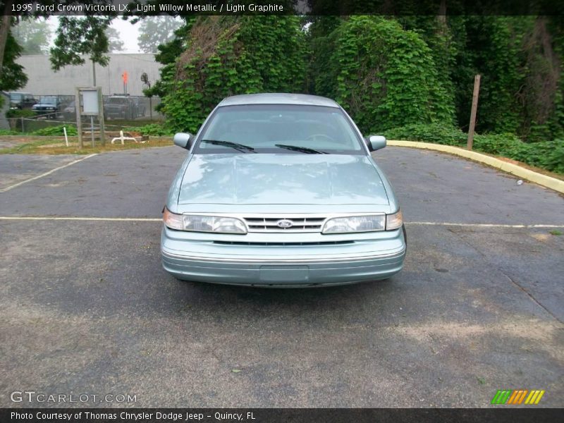 Light Willow Metallic / Light Graphite 1995 Ford Crown Victoria LX