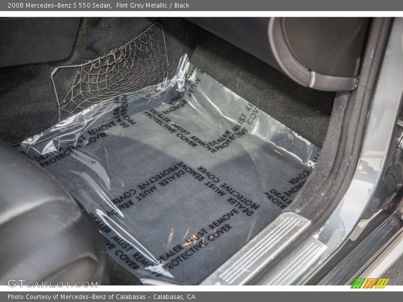 Flint Grey Metallic / Black 2008 Mercedes-Benz S 550 Sedan