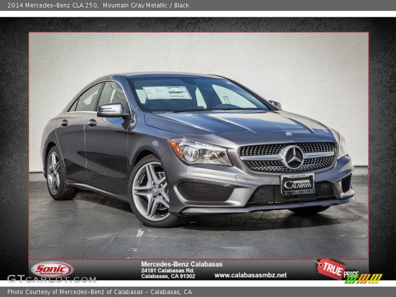 Mountain Gray Metallic / Black 2014 Mercedes-Benz CLA 250