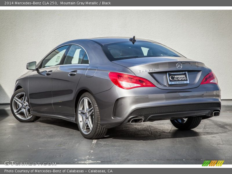 Mountain Gray Metallic / Black 2014 Mercedes-Benz CLA 250