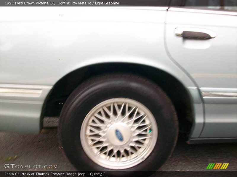 Light Willow Metallic / Light Graphite 1995 Ford Crown Victoria LX