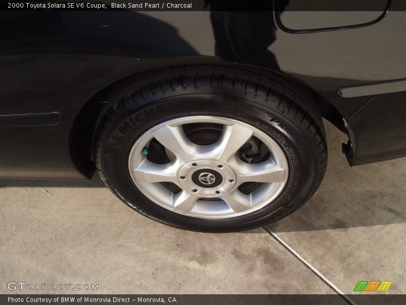 Black Sand Pearl / Charcoal 2000 Toyota Solara SE V6 Coupe