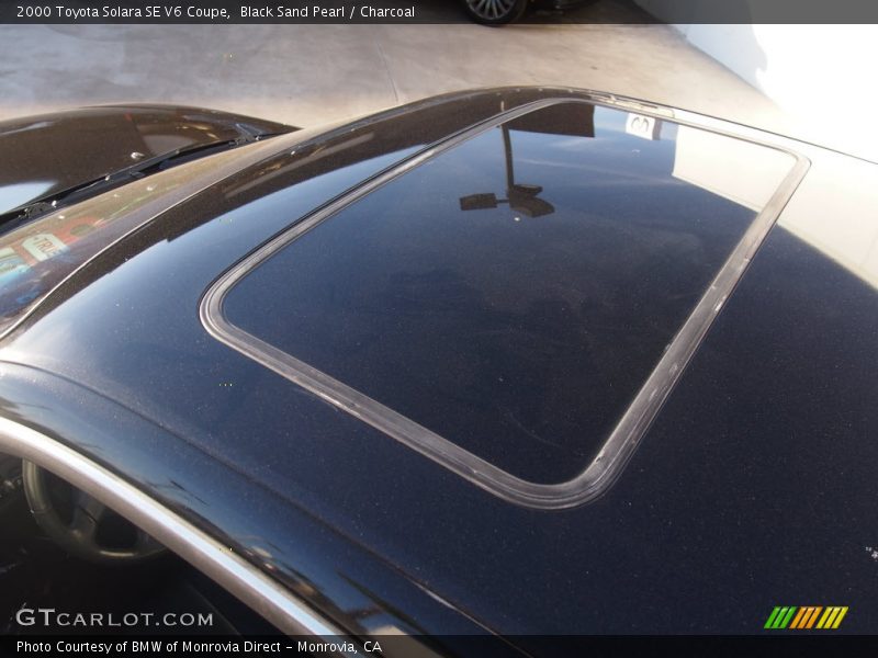 Black Sand Pearl / Charcoal 2000 Toyota Solara SE V6 Coupe