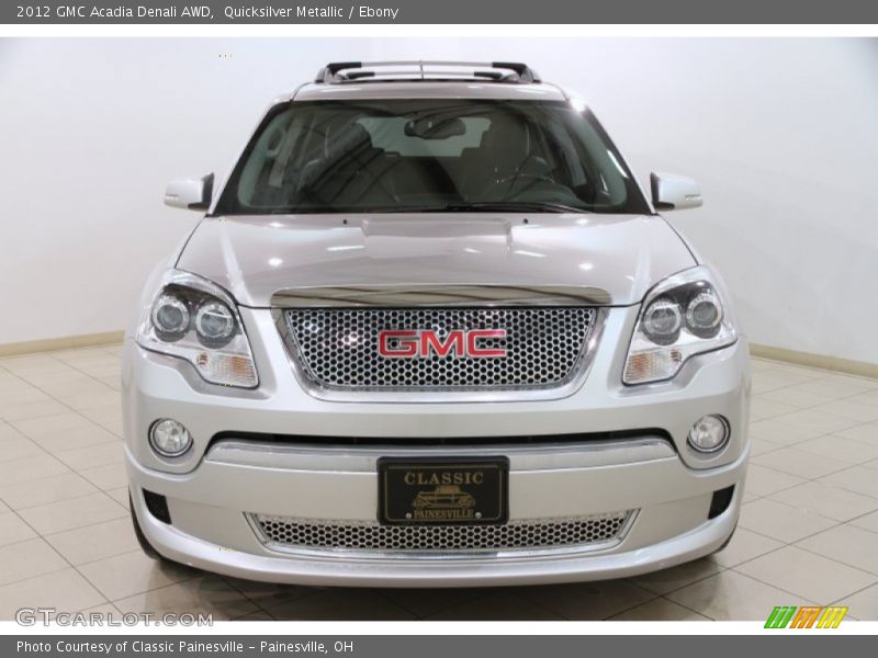 Quicksilver Metallic / Ebony 2012 GMC Acadia Denali AWD