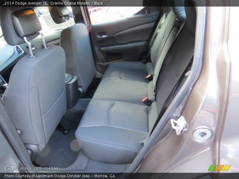 Granite Crystal Metallic / Black 2014 Dodge Avenger SE