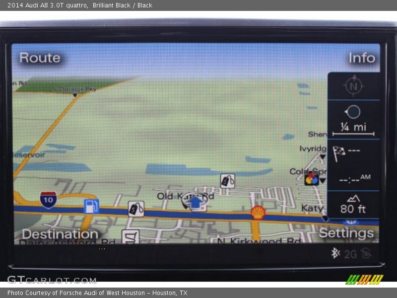 Navigation of 2014 A8 3.0T quattro