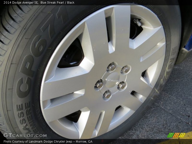 Blue Streak Pearl / Black 2014 Dodge Avenger SE
