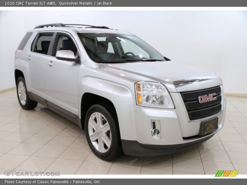 Quicksilver Metallic / Jet Black 2010 GMC Terrain SLT AWD