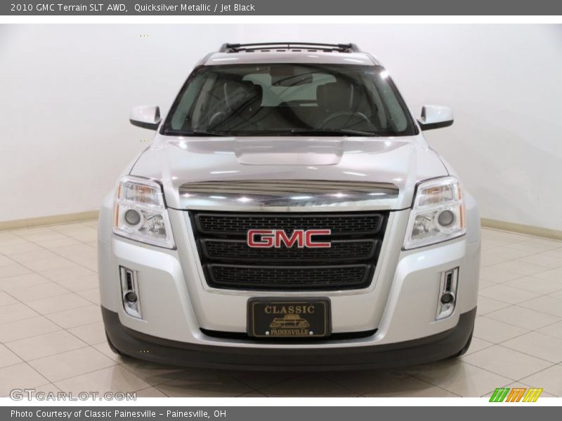 Quicksilver Metallic / Jet Black 2010 GMC Terrain SLT AWD