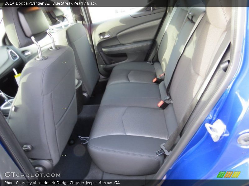 Blue Streak Pearl / Black 2014 Dodge Avenger SE