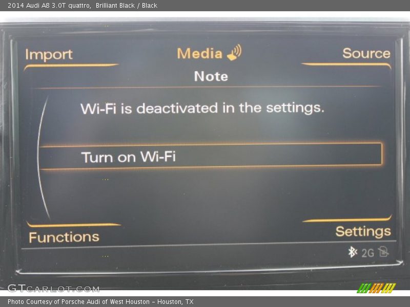 Brilliant Black / Black 2014 Audi A8 3.0T quattro