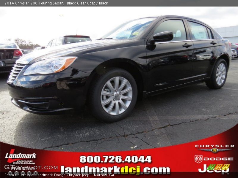 Black Clear Coat / Black 2014 Chrysler 200 Touring Sedan