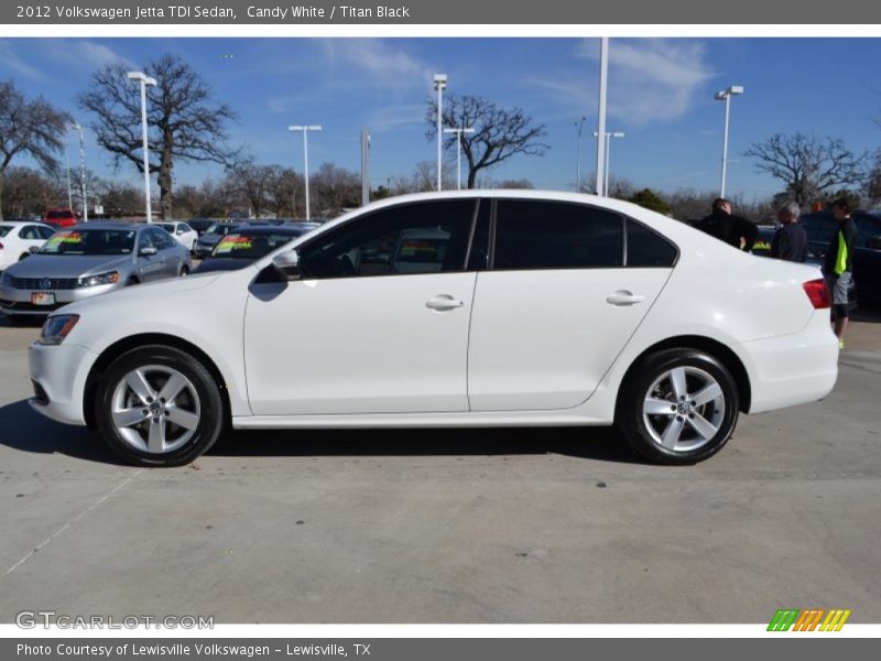 Candy White / Titan Black 2012 Volkswagen Jetta TDI Sedan