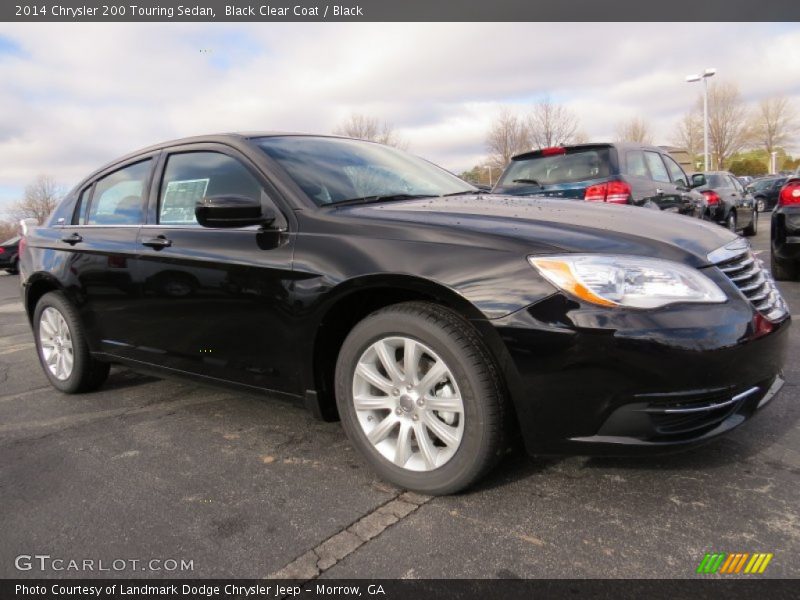 Black Clear Coat / Black 2014 Chrysler 200 Touring Sedan