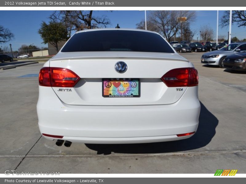 Candy White / Titan Black 2012 Volkswagen Jetta TDI Sedan