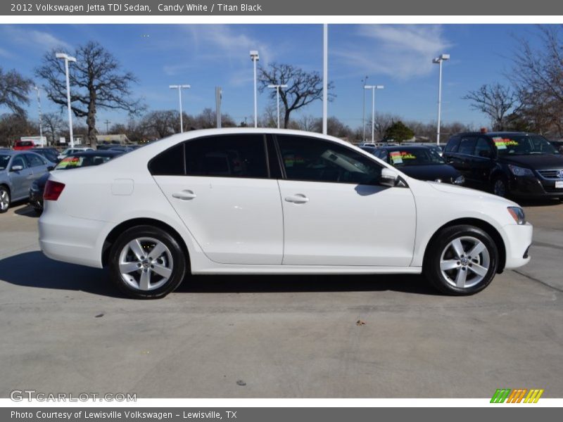 Candy White / Titan Black 2012 Volkswagen Jetta TDI Sedan