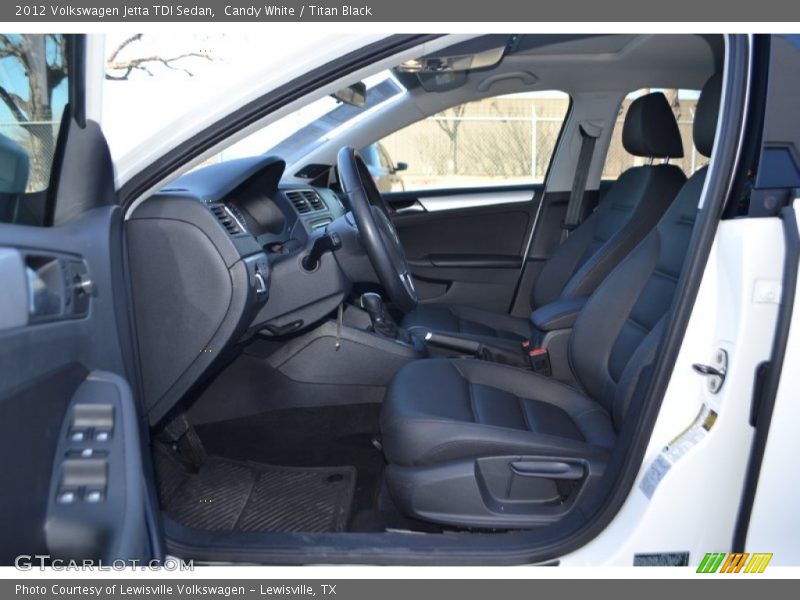Candy White / Titan Black 2012 Volkswagen Jetta TDI Sedan