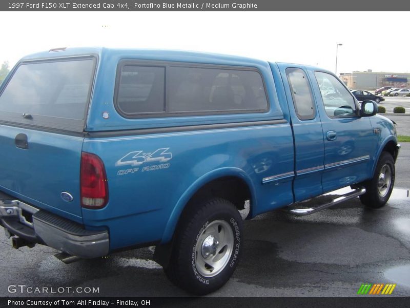 Portofino Blue Metallic / Medium Graphite 1997 Ford F150 XLT Extended Cab 4x4