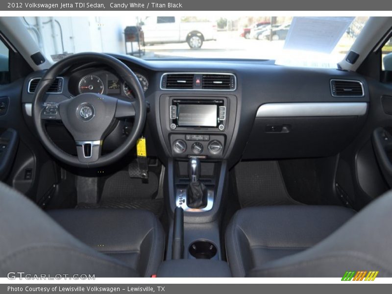 Candy White / Titan Black 2012 Volkswagen Jetta TDI Sedan
