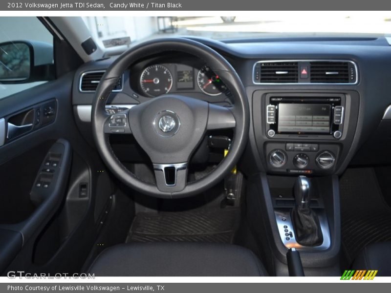 Candy White / Titan Black 2012 Volkswagen Jetta TDI Sedan