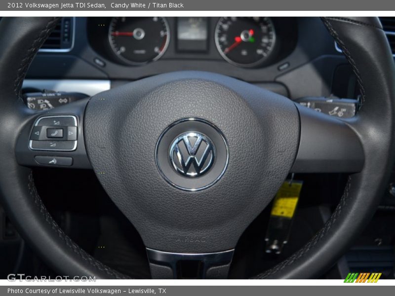 Candy White / Titan Black 2012 Volkswagen Jetta TDI Sedan