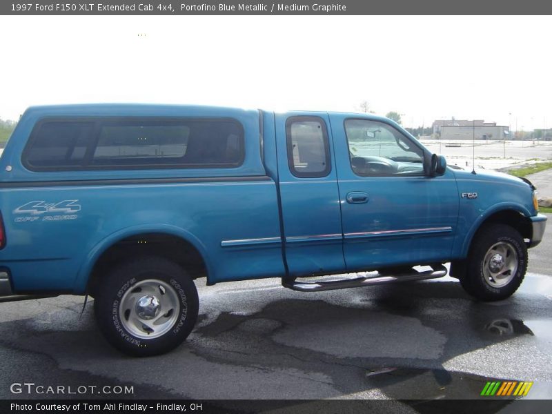 Portofino Blue Metallic / Medium Graphite 1997 Ford F150 XLT Extended Cab 4x4