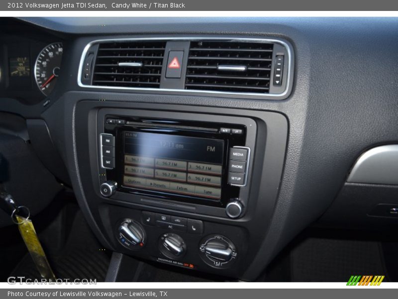 Candy White / Titan Black 2012 Volkswagen Jetta TDI Sedan