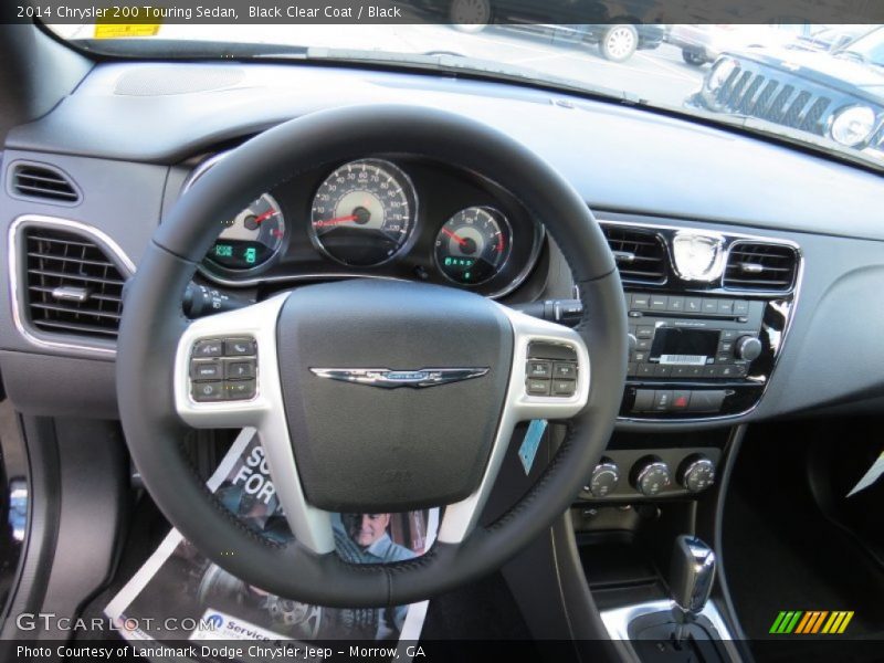 Black Clear Coat / Black 2014 Chrysler 200 Touring Sedan