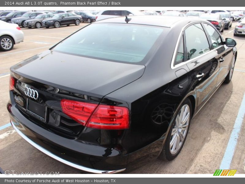 Phantom Black Pearl Effect / Black 2014 Audi A8 L 3.0T quattro
