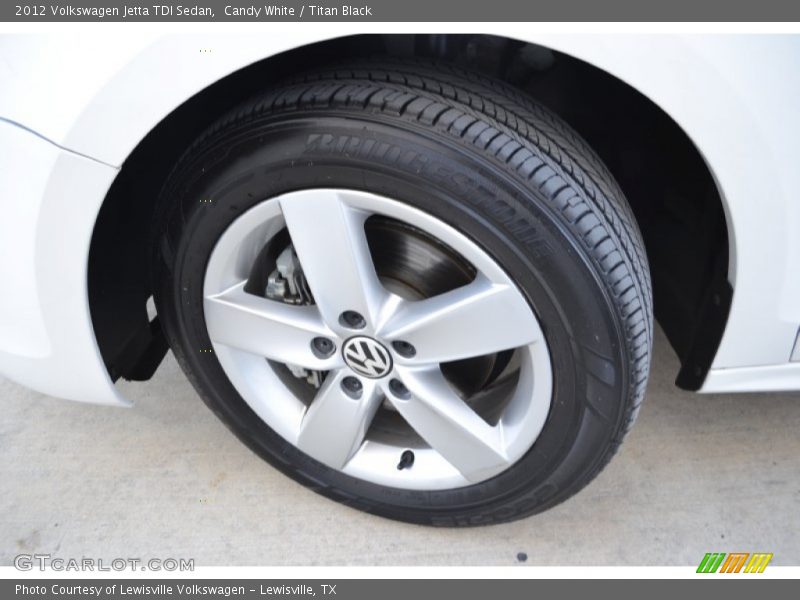 Candy White / Titan Black 2012 Volkswagen Jetta TDI Sedan