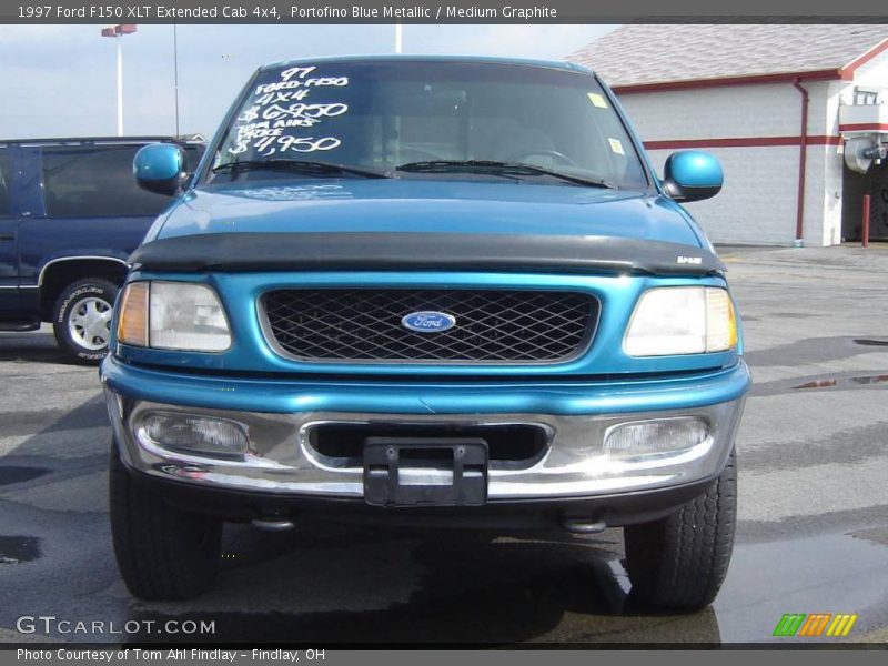 Portofino Blue Metallic / Medium Graphite 1997 Ford F150 XLT Extended Cab 4x4