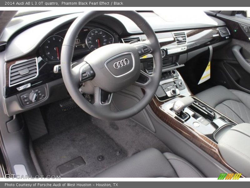 Phantom Black Pearl Effect / Black 2014 Audi A8 L 3.0T quattro
