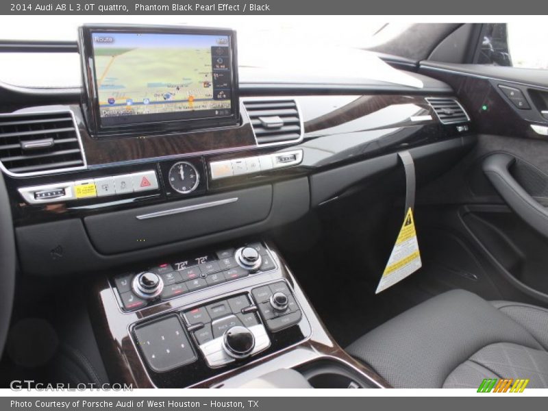 Phantom Black Pearl Effect / Black 2014 Audi A8 L 3.0T quattro