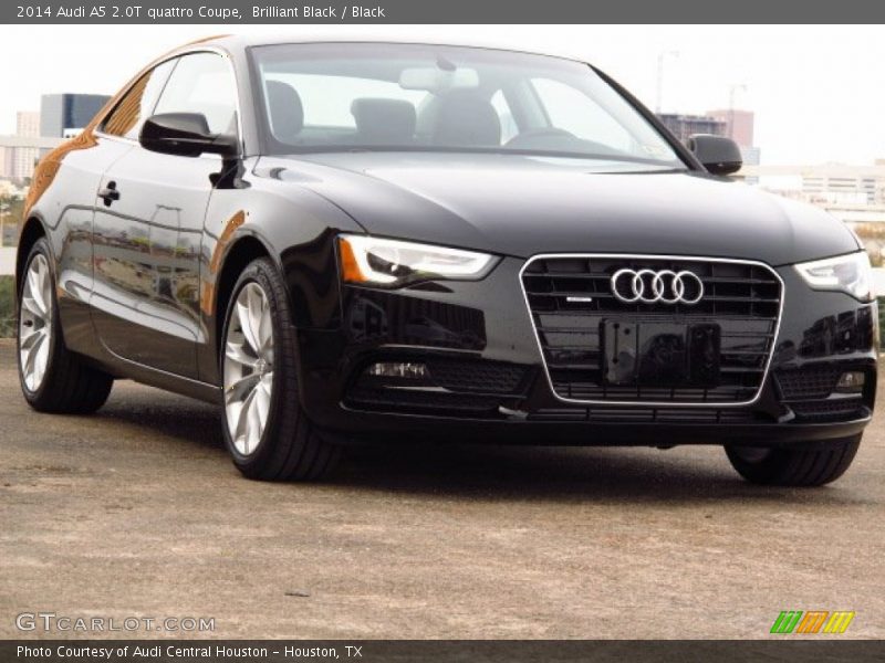 Brilliant Black / Black 2014 Audi A5 2.0T quattro Coupe