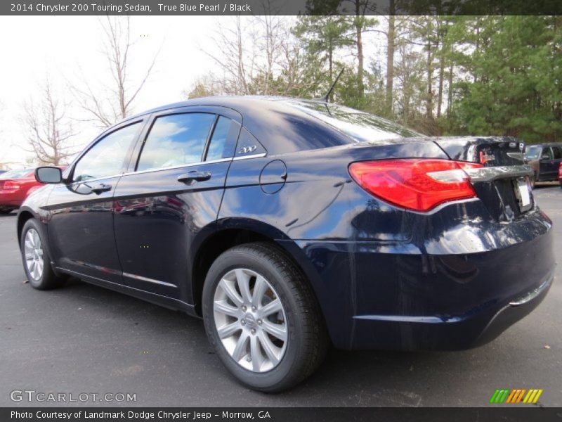 True Blue Pearl / Black 2014 Chrysler 200 Touring Sedan