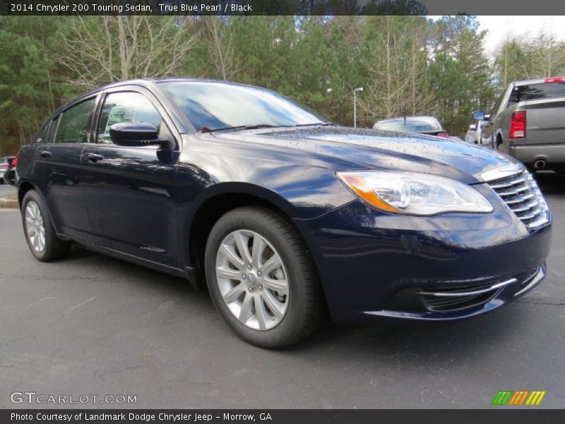True Blue Pearl / Black 2014 Chrysler 200 Touring Sedan
