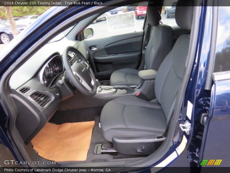 True Blue Pearl / Black 2014 Chrysler 200 Touring Sedan