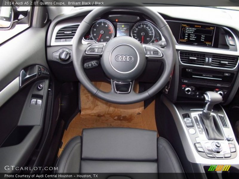 Brilliant Black / Black 2014 Audi A5 2.0T quattro Coupe