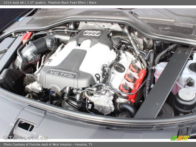 Phantom Black Pearl Effect / Black 2014 Audi A8 L 3.0T quattro