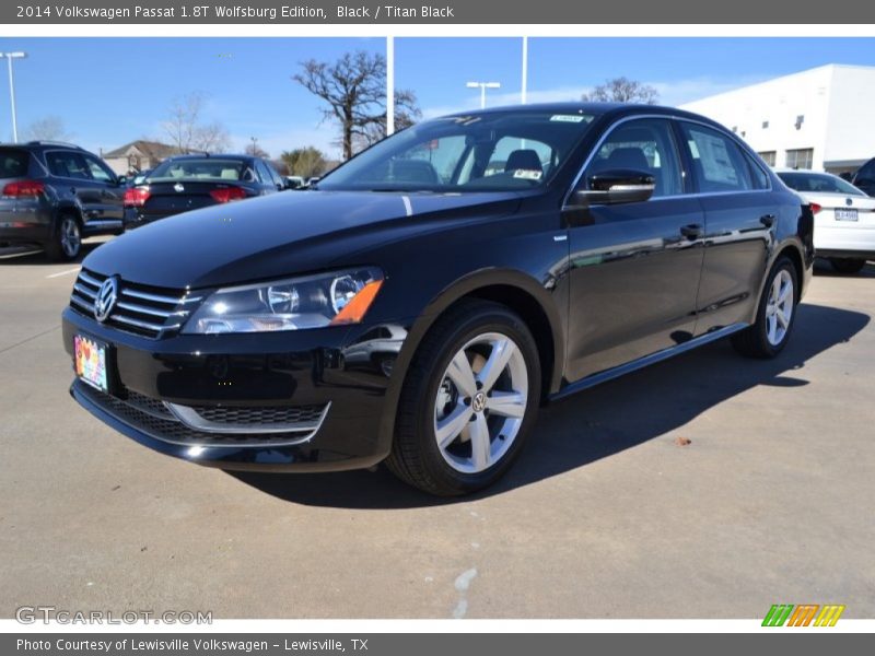 Black / Titan Black 2014 Volkswagen Passat 1.8T Wolfsburg Edition