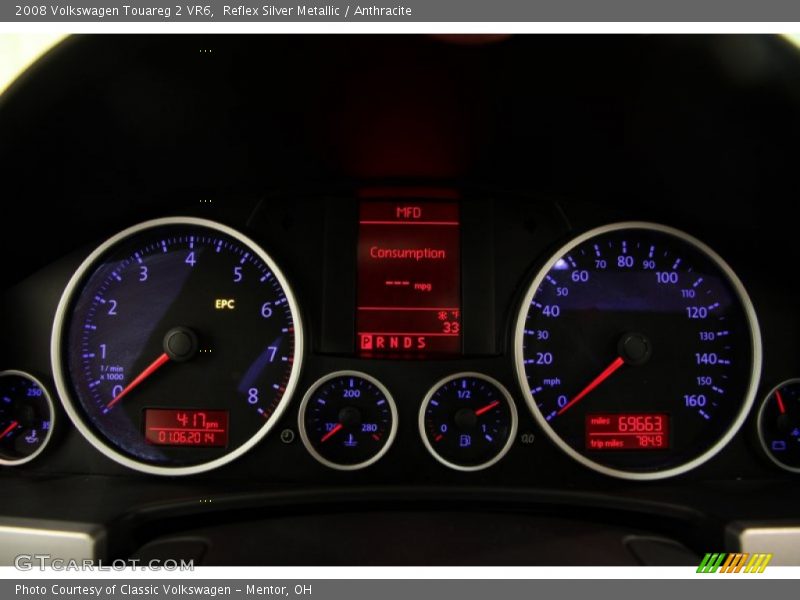 Reflex Silver Metallic / Anthracite 2008 Volkswagen Touareg 2 VR6