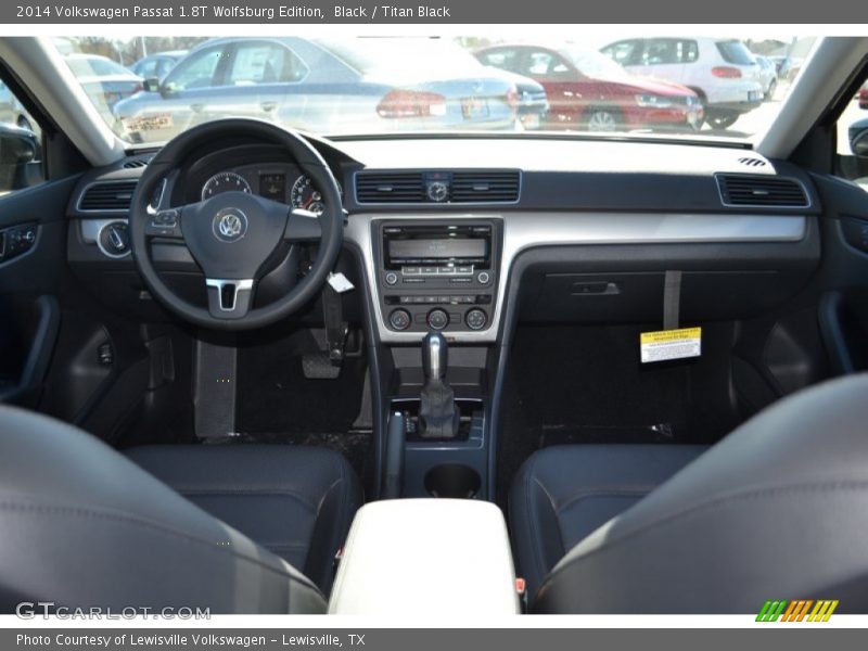 Black / Titan Black 2014 Volkswagen Passat 1.8T Wolfsburg Edition