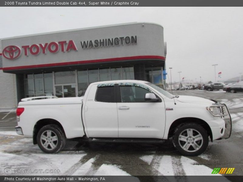 Super White / Graphite Gray 2008 Toyota Tundra Limited Double Cab 4x4