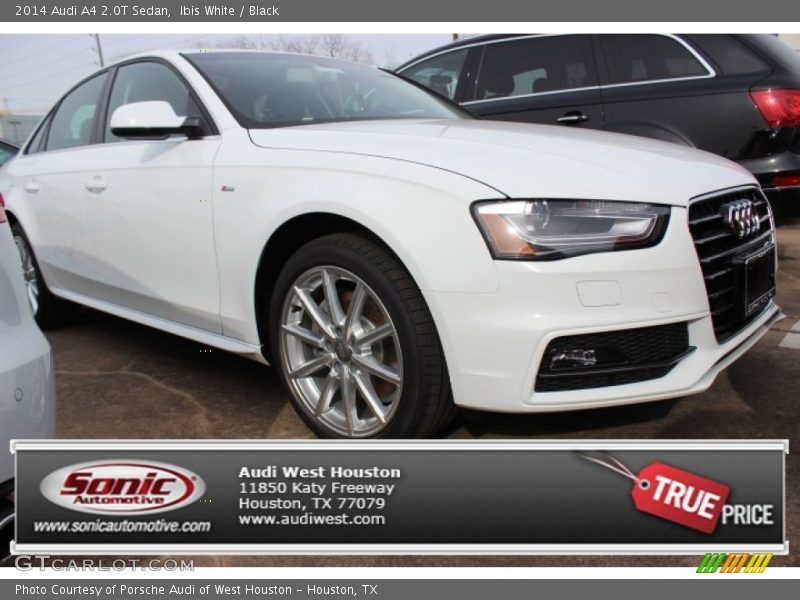 Ibis White / Black 2014 Audi A4 2.0T Sedan