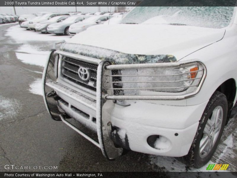 Super White / Graphite Gray 2008 Toyota Tundra Limited Double Cab 4x4