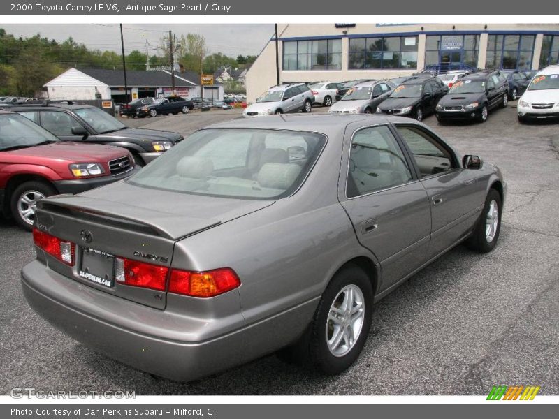 Antique Sage Pearl / Gray 2000 Toyota Camry LE V6
