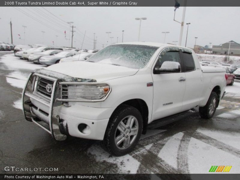 Super White / Graphite Gray 2008 Toyota Tundra Limited Double Cab 4x4