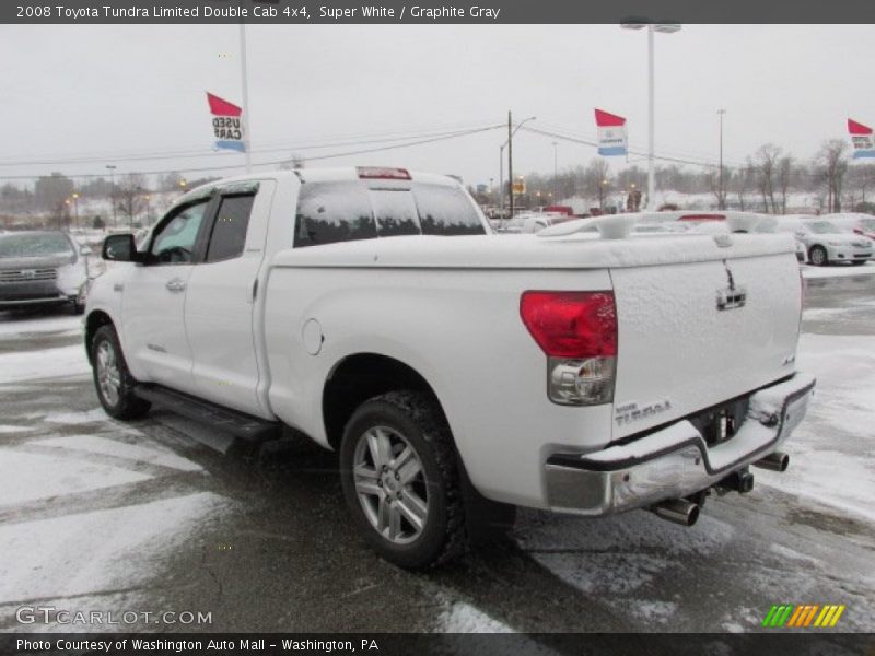 Super White / Graphite Gray 2008 Toyota Tundra Limited Double Cab 4x4