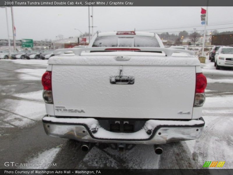 Super White / Graphite Gray 2008 Toyota Tundra Limited Double Cab 4x4